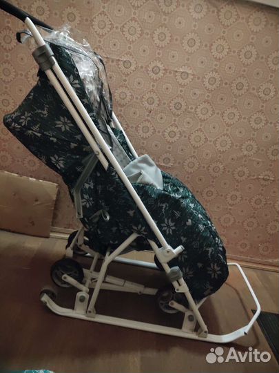 Детские санки-коляска