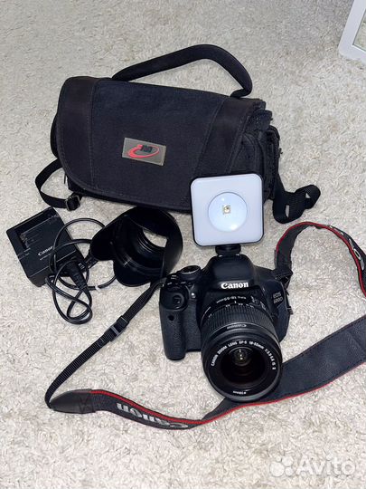 Фотоаппарат Canon 600d + kit 18-55 набор