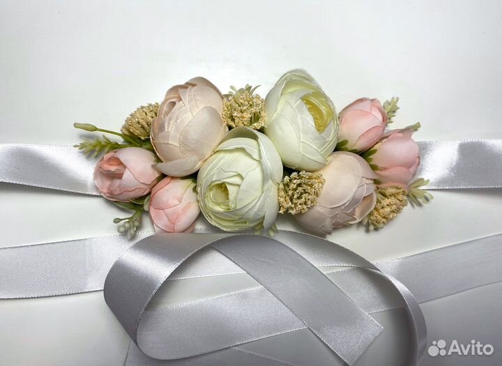 Ободки, аксессуары с цветами на утренник