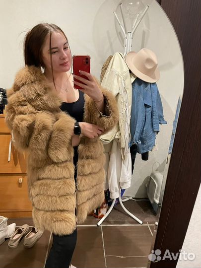 Шуба из песца
