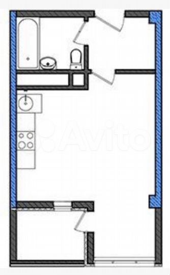 Квартира-студия, 31 м², 10/13 эт.