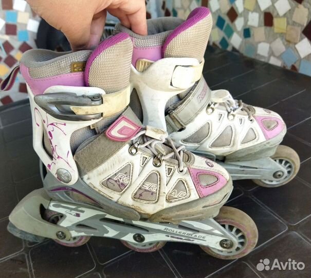 Роликовые коньки Rollerblade раздвижные р. 29-34