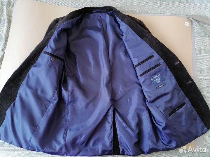 Мужской пиджак классический вельветовый р48-50 M L