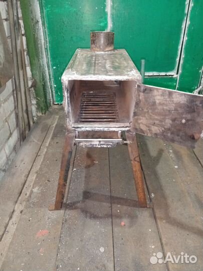Печка буржуйка в гараж