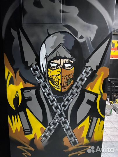 Граффити и роспись стен, заборов, помещений