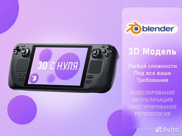 3D моделирование, визуализация