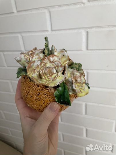 Букет цветов из керамики