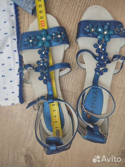 Летняя одежда для девочки, пакетом, рр 128