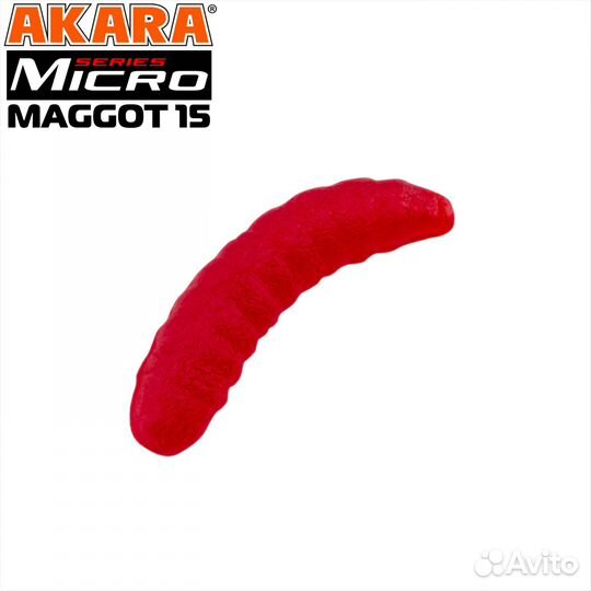 Силикон Akara Mikro Maggot 15 mm (40 шт.)