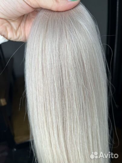 Блонд волосы для наращивания 60см