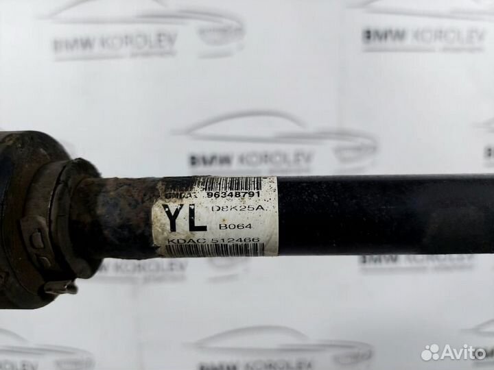 Привод передний правый Aveo (T250) 2005-2011 1.4 М