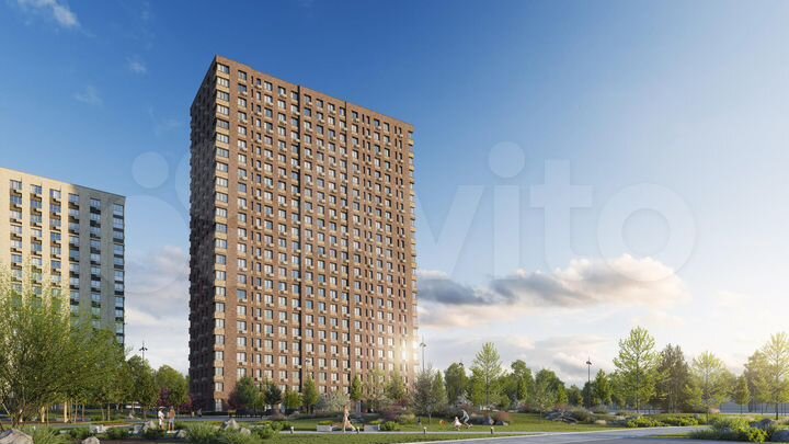 1-к. апартаменты, 37,4 м², 3/23 эт.