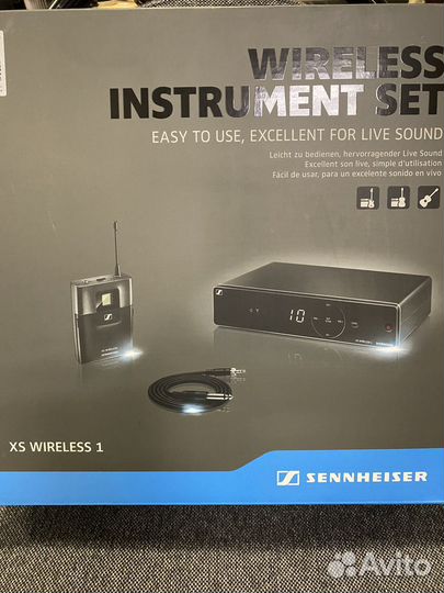 Коробка для радиосистемы sennheiser XS