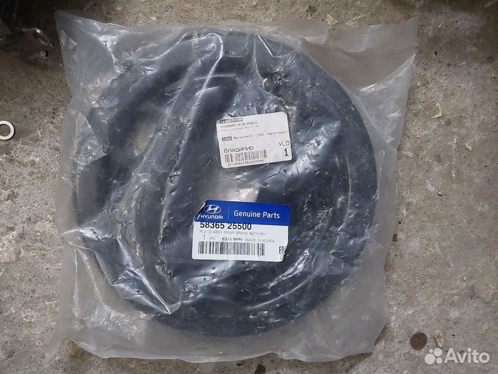 Кожух торможной правый хендай акцент абс