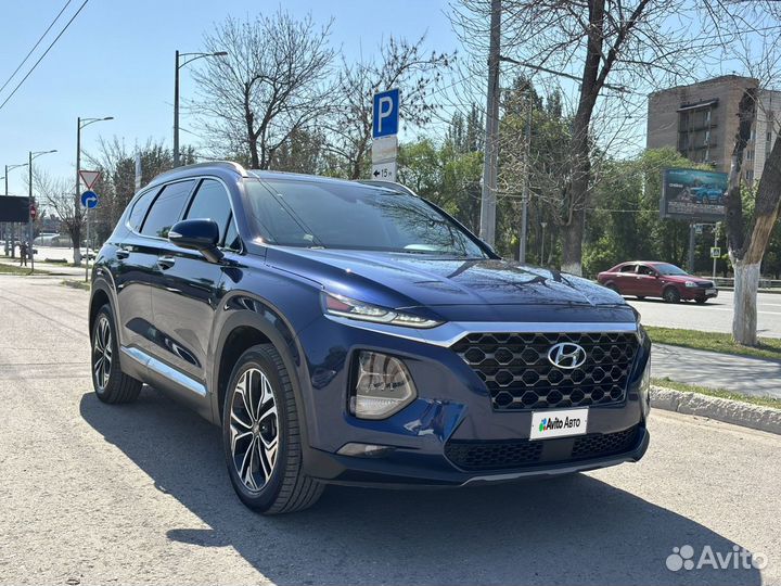 Hyundai Santa Fe 2.0 AT, 2020, 82 000 км