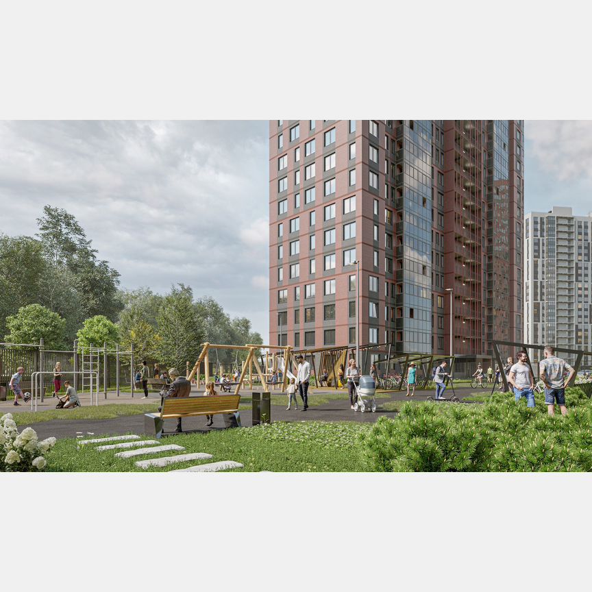 1-к. квартира, 42,1 м², 8/24 эт.