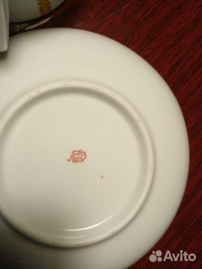 Бокал с блюдцем лфз