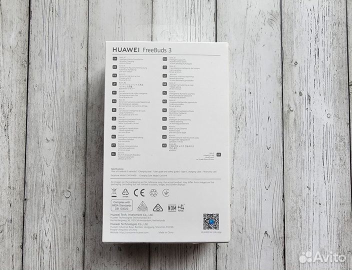 Беспроводные наушники Huawei Freebuds 3 рст