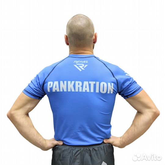 Рашгард Панкратион (Детский) Reyvel Blue