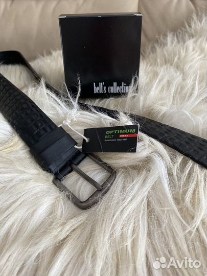 Мужской кожаный ремень