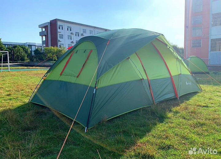Палатка 4 местная с тамбуром туристическая
