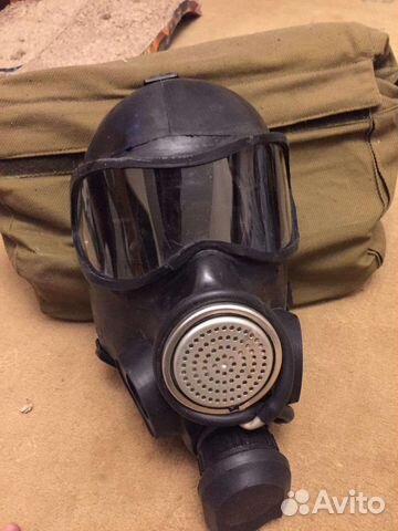Панорамный противогаз осока-19 (склейка борщева)