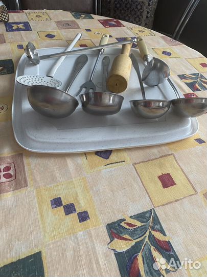 Кухонная утварь ножи половник ложки