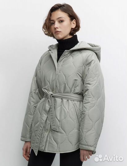 Куртка стеганная с капюшоном