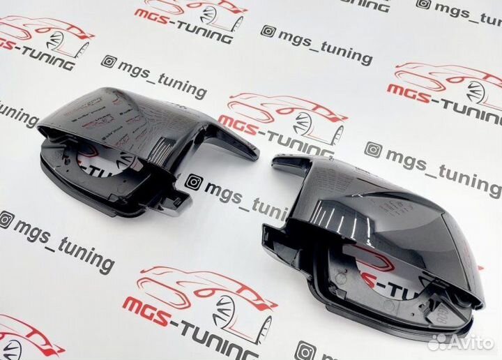 Корпуса зеркал X5M F95 на X5 G05 Черные