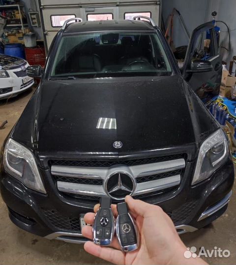 Автомобильный ключ Mercedes с программированием