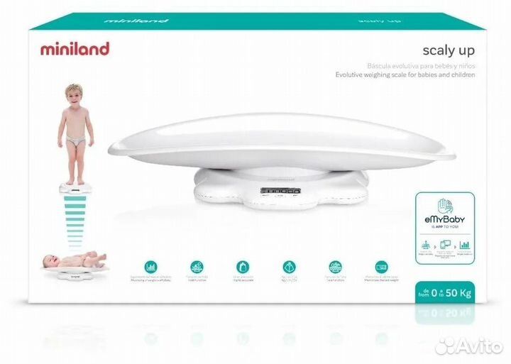 Весы Miniland детские со съемным лотком 89041