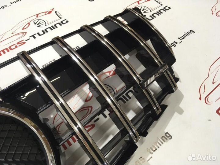 Решетка на Mercedes GLK 08-12г. GT-Style + AMG