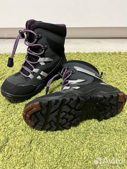 Ботинки зимние ecco 33