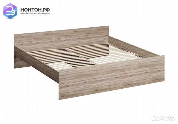 Кровать двуспальная Орион дуб сонома