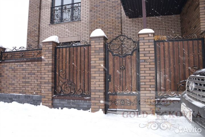 Кованые ворота и калитки