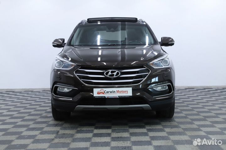 Hyundai Santa Fe 2.2 AT, 2017, 152 500 км