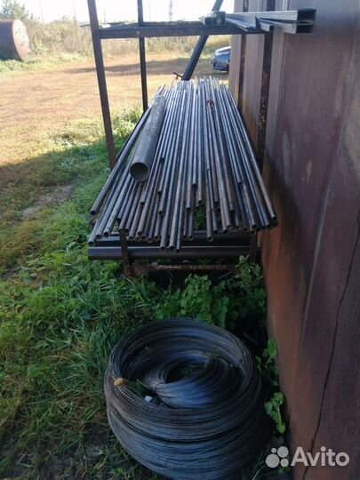 Трубы металлические, проволка вязальная