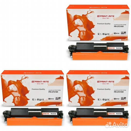 Картридж Print-Rite PR-CF218X-3PK 1459188