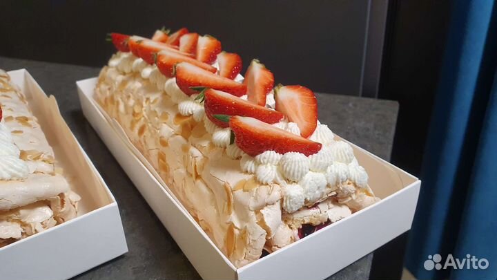 Меренговый рулет/торт