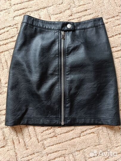 Кожаная юбка