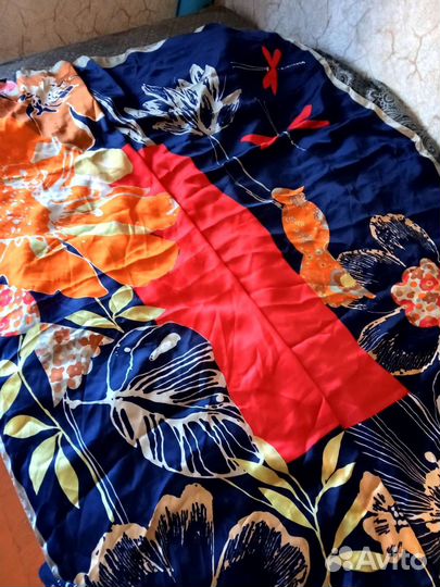 Шелковый платок, размер 1-30 на 1-30