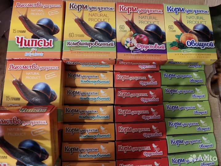 Корм для улиток