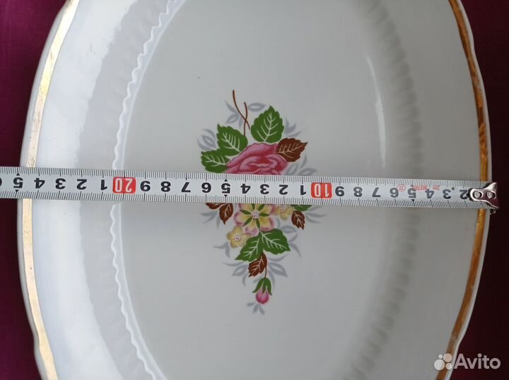 Блюдо большое овальное СССР