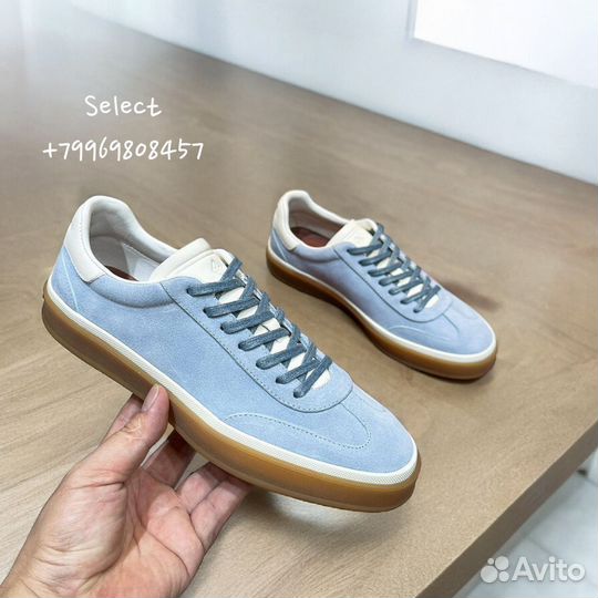 Кеды кроссовки мужские Loro Piana Голубой