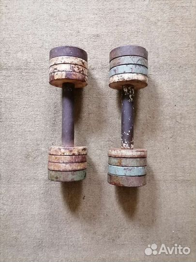 Гантели разборные бу