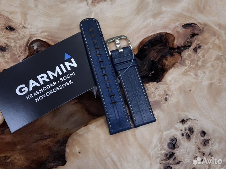 Ремешок ориг кожаный Garmin 18mm Venu 3S 2S