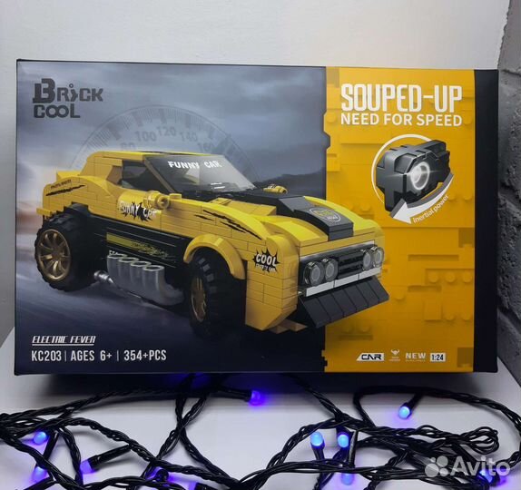 Конструктор машина аналог Lego подарок