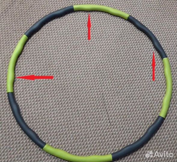 Обруч спортивный складной
