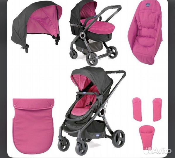 Коляска chicco urban с набором аксессуаров Ibiza