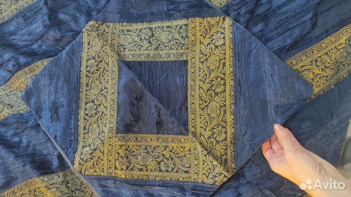 Покрывало шелк, хлопок Индия
